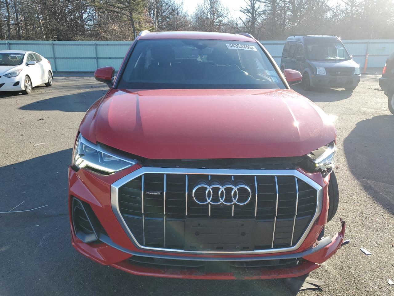 2019 Audi Q3 VIN WA1FECF34K1072938 Copart auction photo, front end / rear end damage thumbnail 5