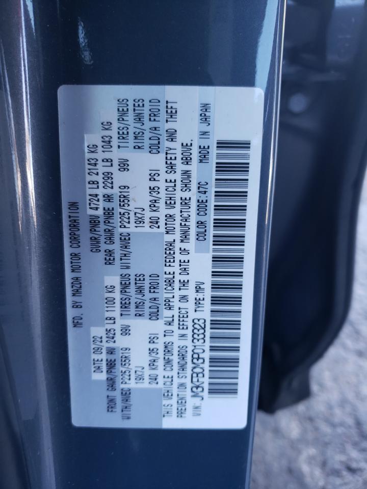 2023 Mazda CX-5 VIN JM3KFBCM3P0133323 Copart auction photo, front end damage thumbnail 14