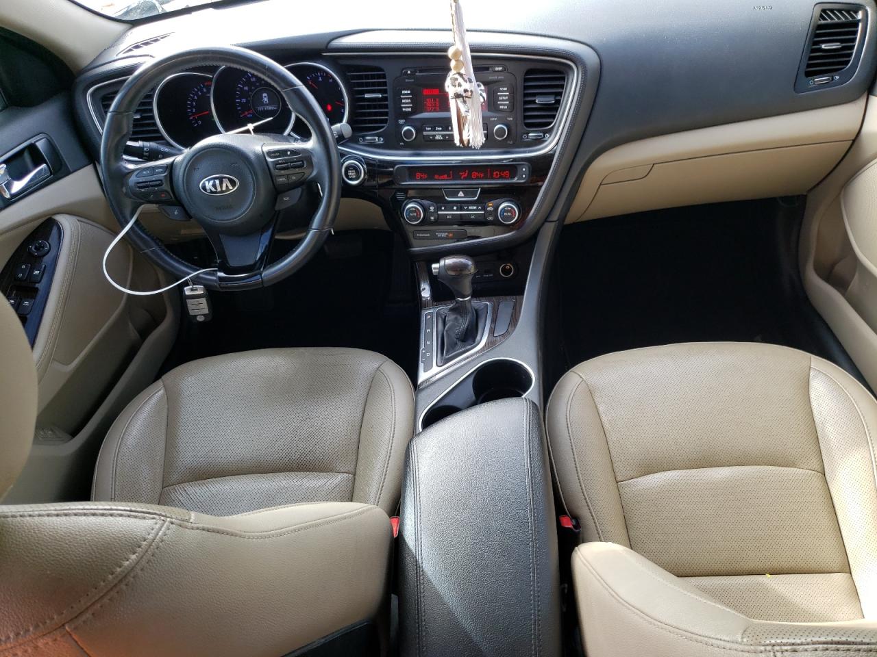 2014 KIA Optima VIN 5XXGN4A77EG284445 Copart auction photo, front end damage thumbnail 8