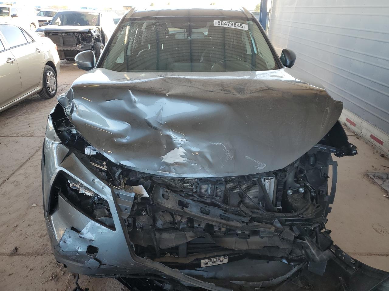 2021 Nissan Rogue VIN 5N1AT3CB3MC719012 Copart auction photo, front end / side damage thumbnail 5