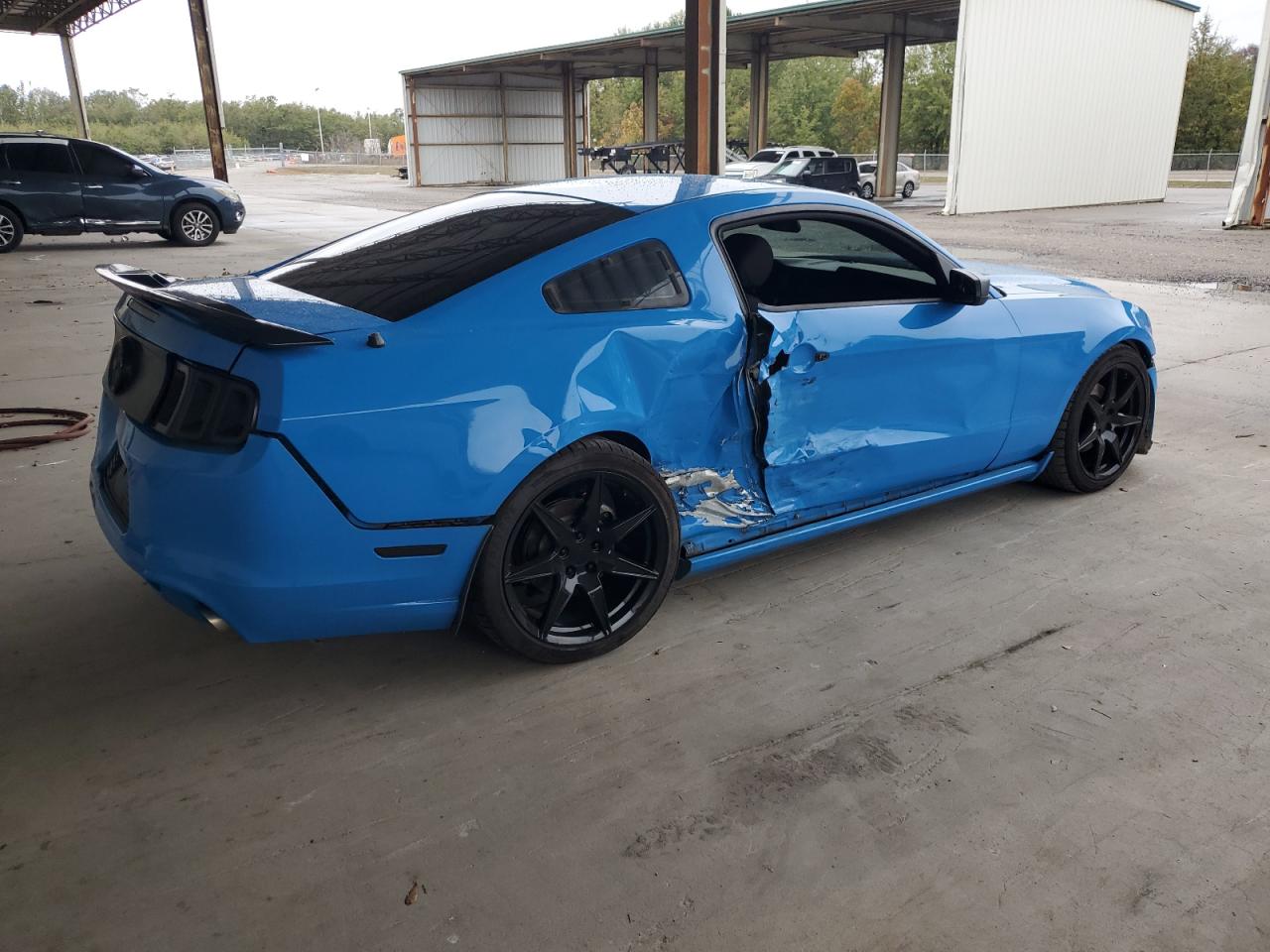 2014 Ford Mustang VIN 1ZVBP8AM5E5260678 Copart auction photo, all over damage thumbnail 3