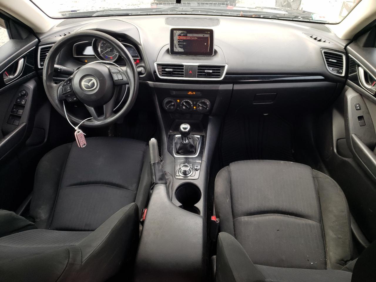 2015 Mazda 3 VIN JM1BM1U77F1225142 Copart auction photo, front end damage thumbnail 8