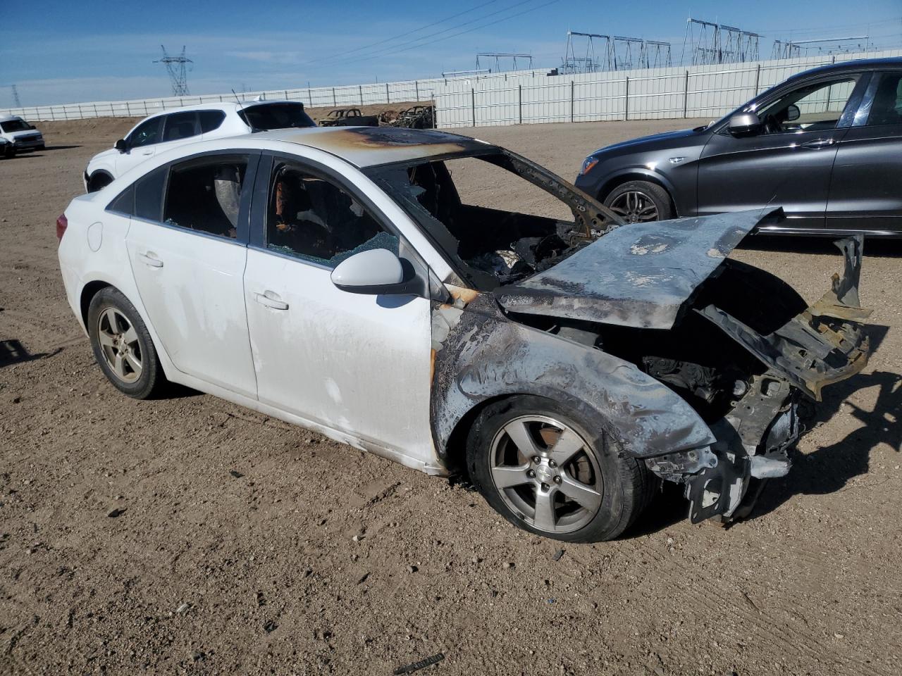 2013 Chevrolet Cruze VIN 1G1PC5SB2D7206993 Copart auction photo, burn damage thumbnail 4