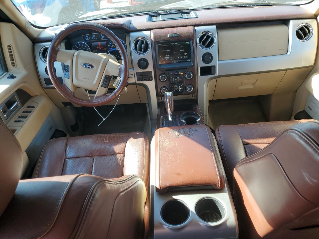 2013 Ford F-150 VIN 1FTFW1ET1DKG01851 Copart auction photo, top/roof damage thumbnail 8