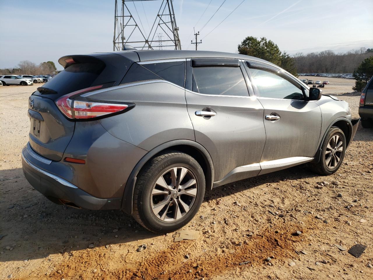 2017 Nissan Murano VIN 5N1AZ2MG3HN199276 Copart auction photo, front end / rear end damage thumbnail 3