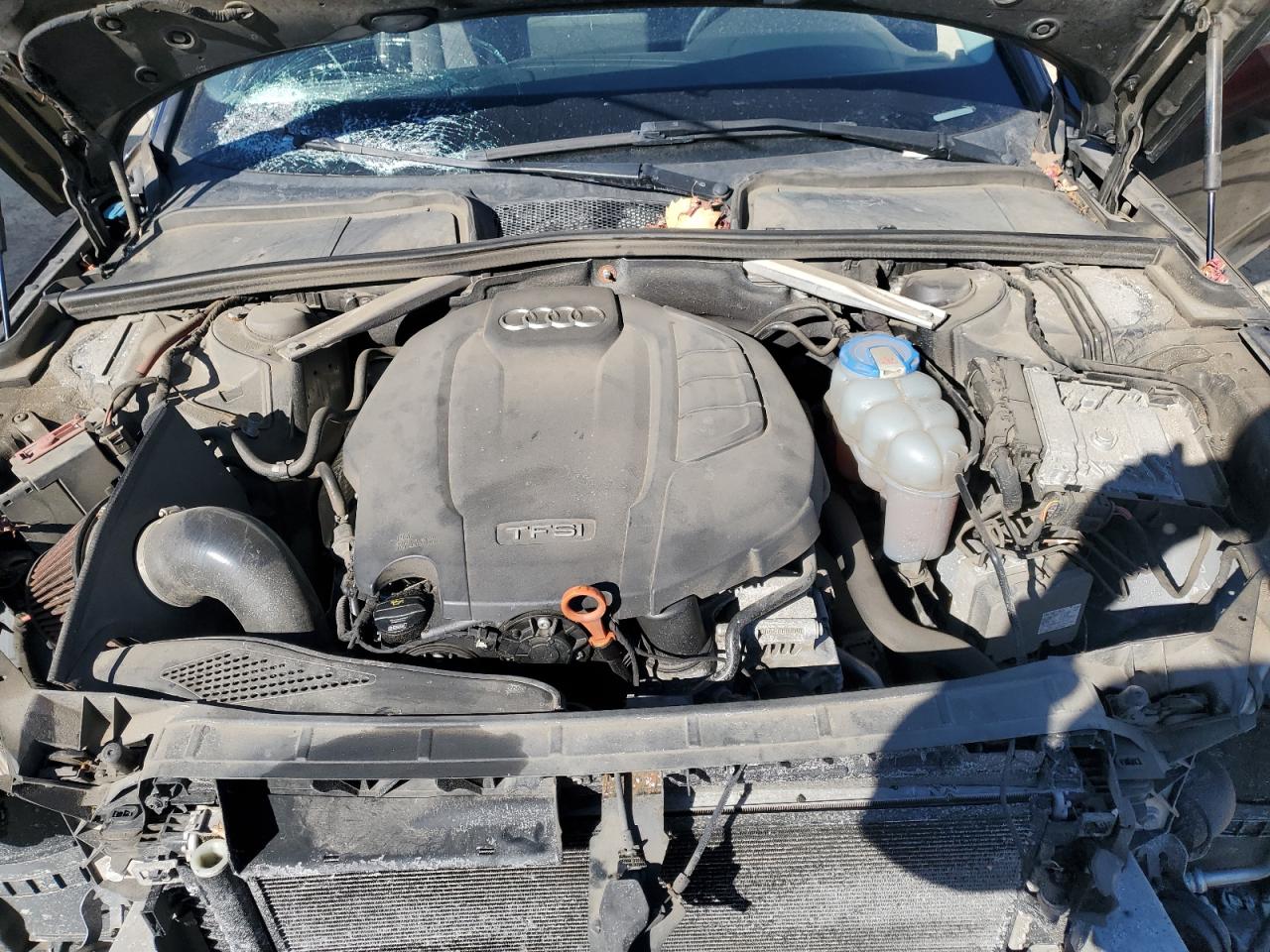 2017 Audi A4 VIN WAUDNAF43HN050647 Copart auction photo, front end damage thumbnail 11