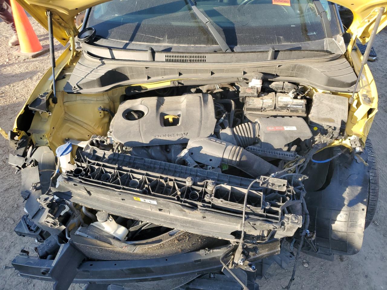 2020 KIA Soul VIN KNDJ23AU8L7107262 Copart auction photo, front end damage thumbnail 13