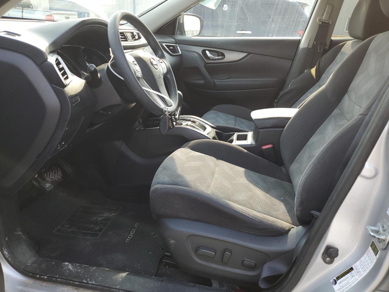 2016 Nissan Rogue VIN KNMAT2MV1GP732555 Copart auction photo, side / front end damage thumbnail 7
