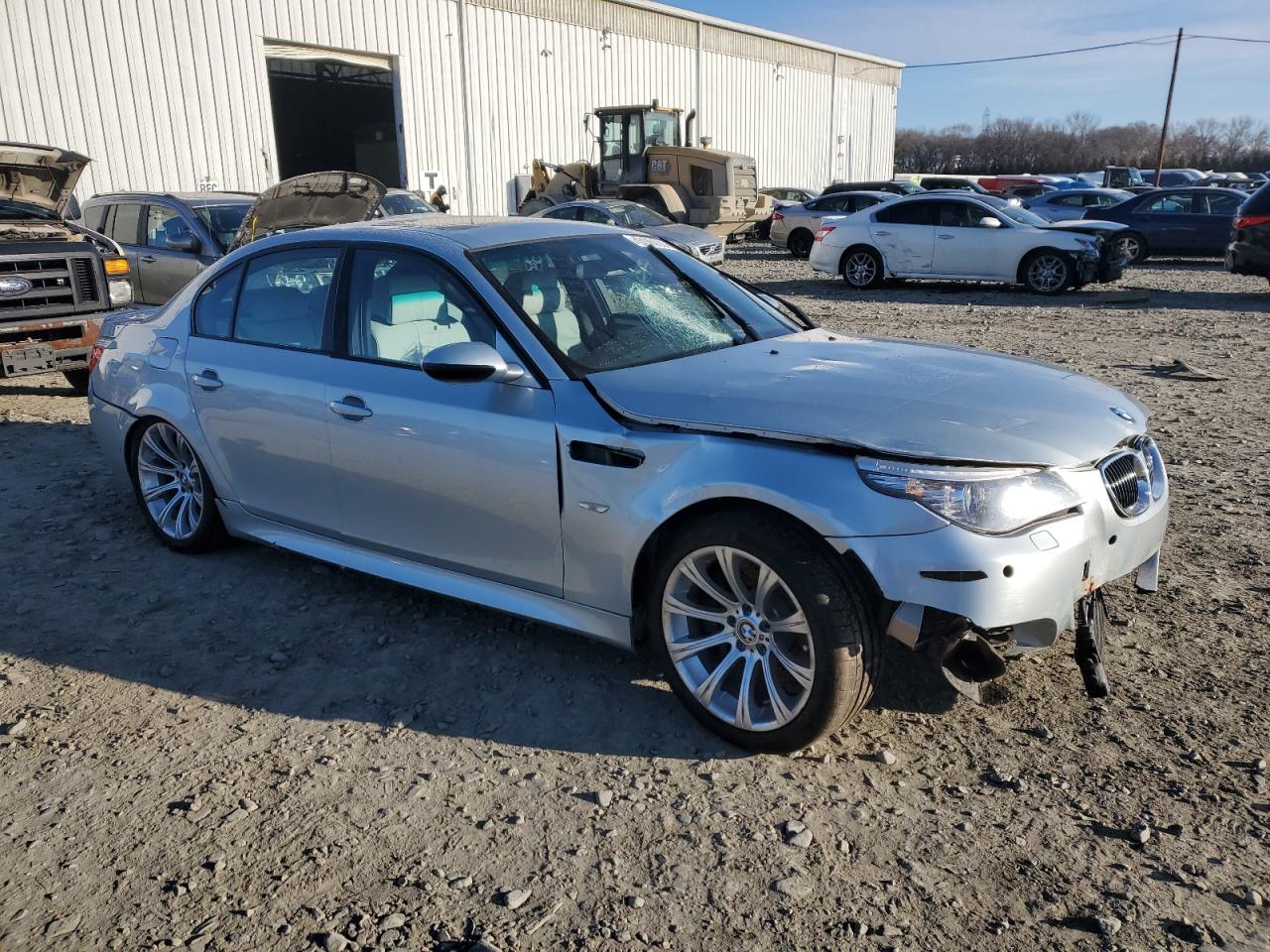 2008 BMW M5 VIN WBSNB93598CX08357 Copart auction photo, all over damage thumbnail 4