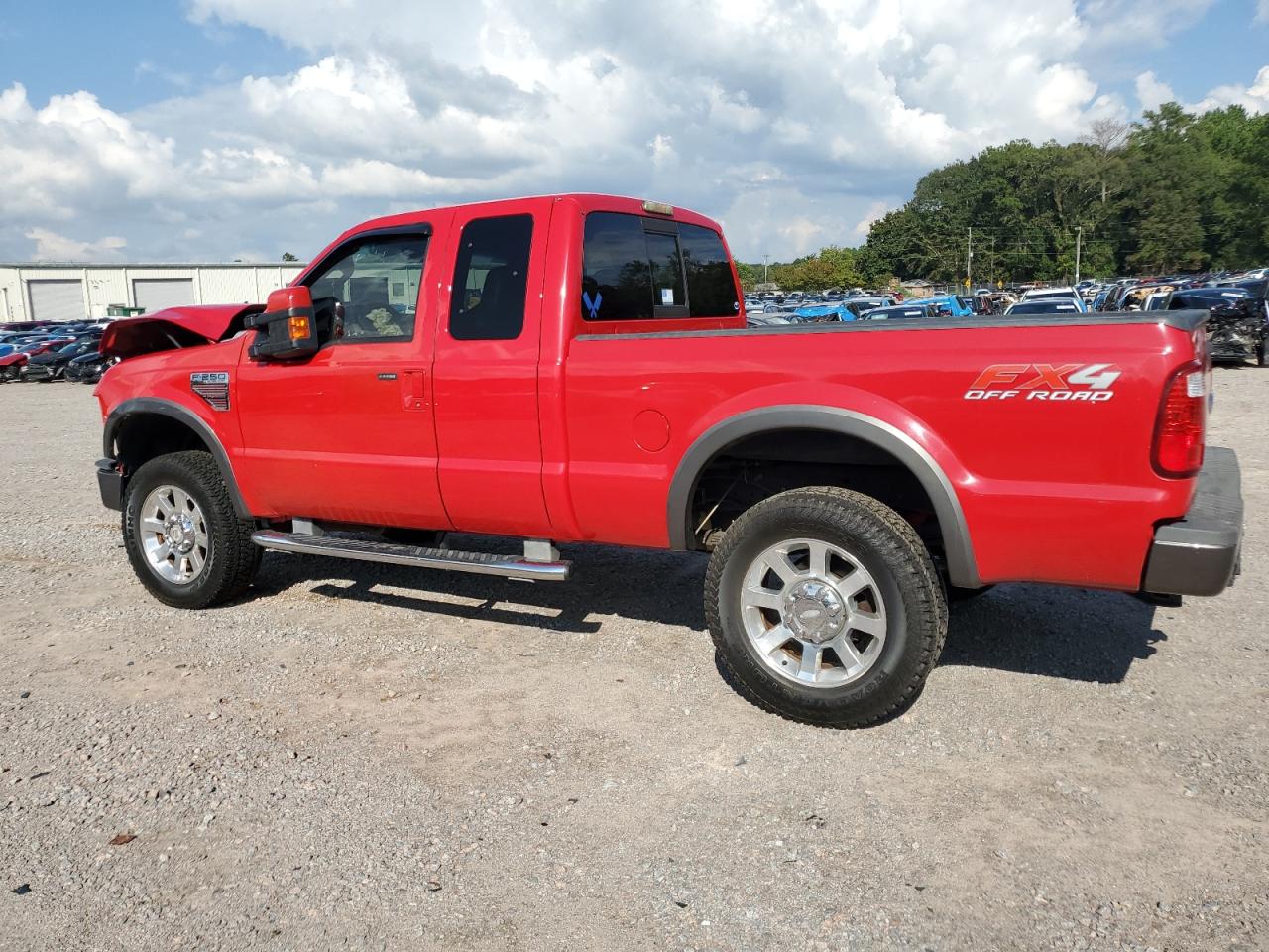 2008 Ford F250 VIN 1FTSX21R58EA74929 Copart auction photo, front end damage thumbnail 2