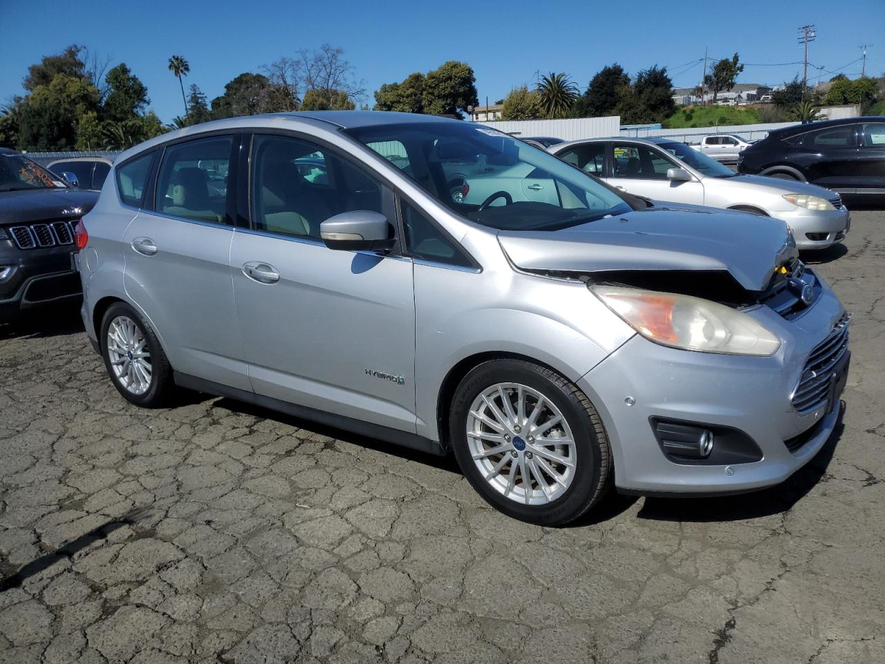 2013 Ford C-MAX VIN 1FADP5BU1DL504710 Copart auction photo, front end damage thumbnail 4