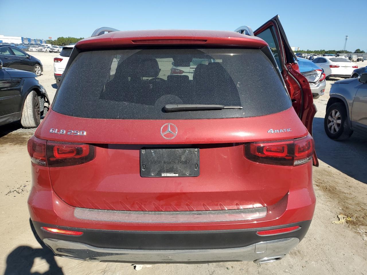 2021 Mercedes-Benz GLB VIN W1N4M4HB9MW126680 Copart auction photo, side / front end damage thumbnail 6