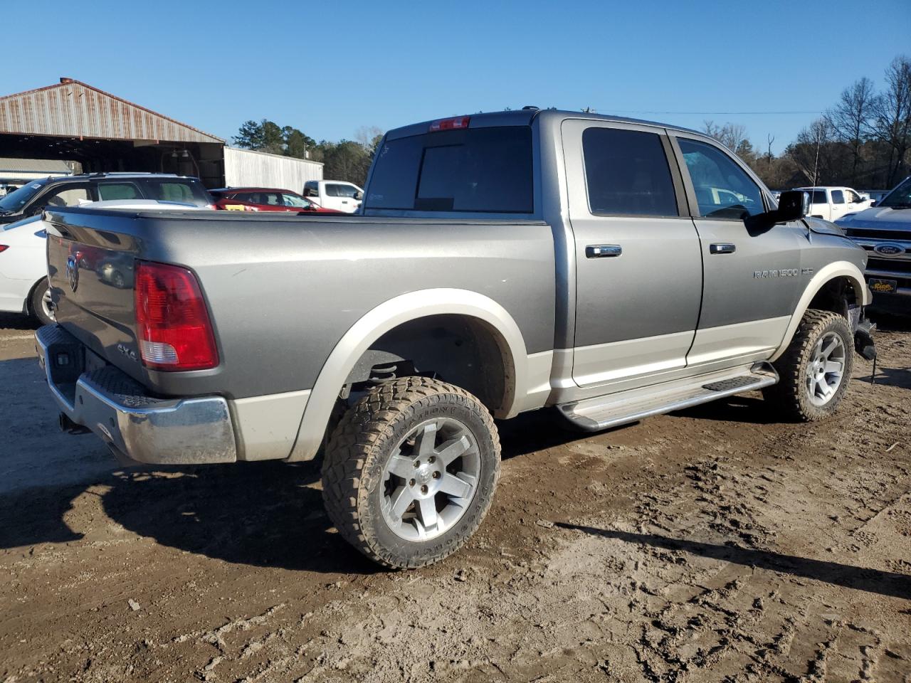 2011 Dodge RAM VIN 1D7RV1CT1BS659979 Copart auction photo, all over damage thumbnail 3