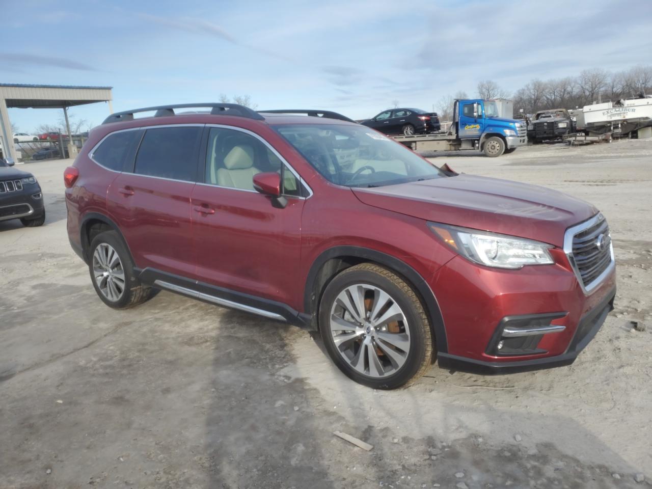 2019 Subaru Ascent VIN 4S4WMALD1K3454029 Copart auction photo, undercarriage / front end damage thumbnail 4