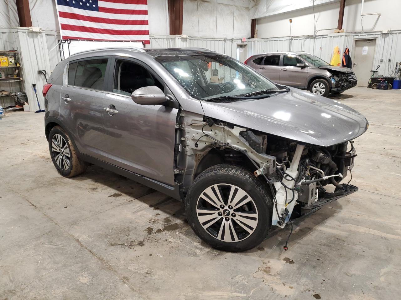 2016 KIA Sportage VIN KNDPCCAC7G7832615 Copart auction photo, front end damage thumbnail 4