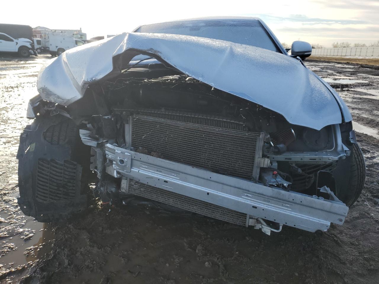 2016 Jaguar XF VIN SAJBD4BVXGCY14583 Copart auction photo, front end / side damage thumbnail 5