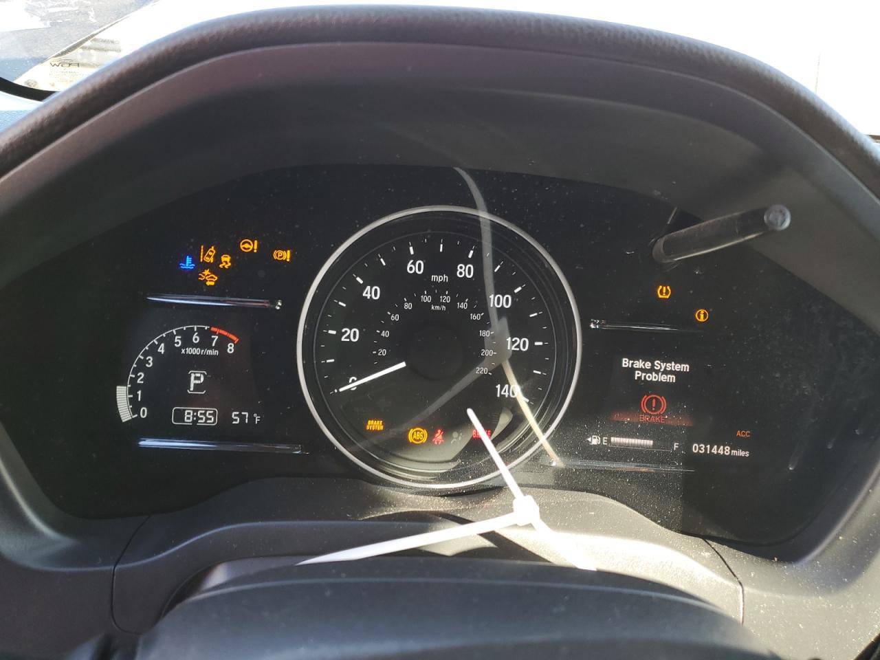 2021 Honda HR-V VIN 3CZRU6H52MM714059 Copart auction photo, front end damage thumbnail 9