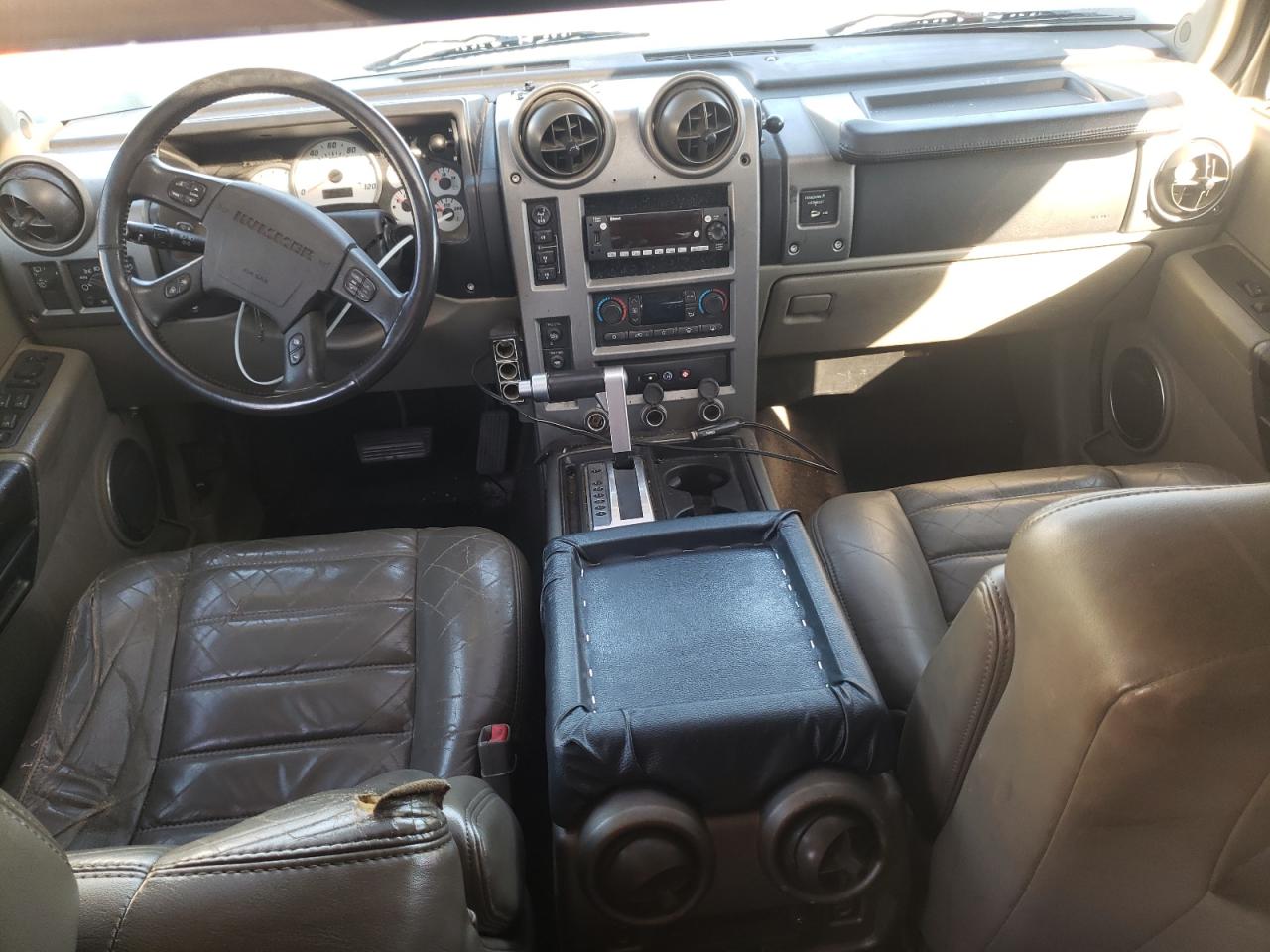 2003 Hummer H2 VIN 5GRGN23U53H116082 Copart auction photo, front end / side damage thumbnail 8
