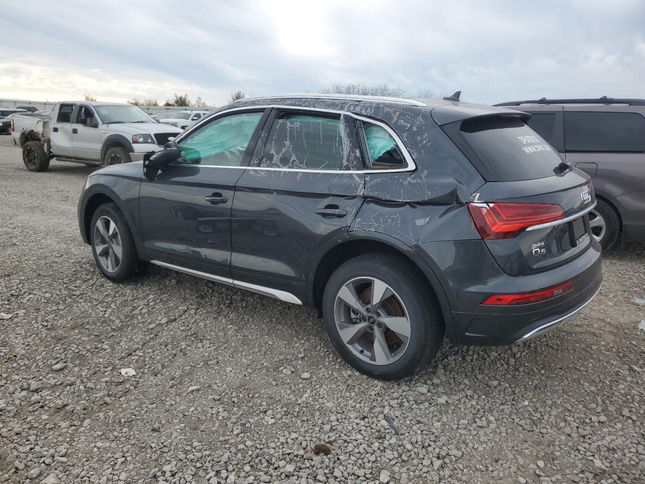 2024 Audi Q5 VIN WA1ABAFY2R2070404 Copart auction photo, front end / rollover damage thumbnail 2