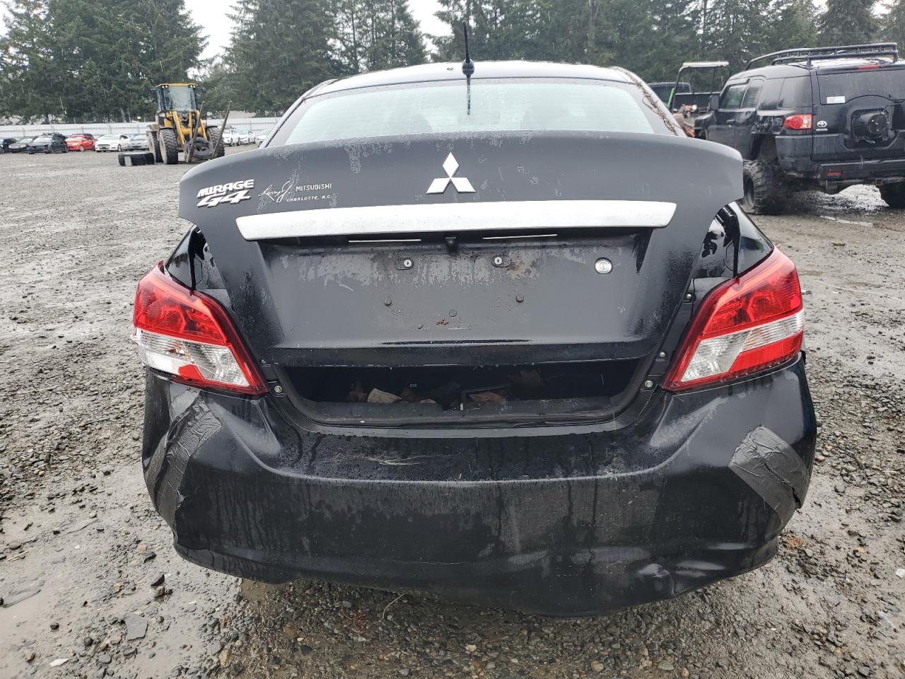 2020 Mitsubishi Mirage VIN ML32F3FJ5LHF02068 Copart auction photo, all over damage thumbnail 6