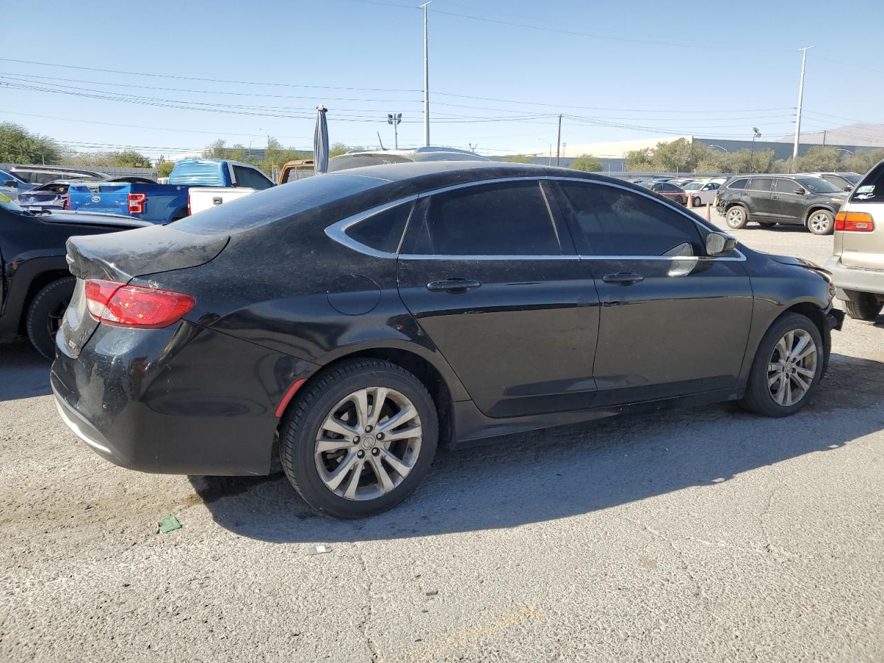 2015 Chrysler 200 VIN 1C3CCCAB1FN655869 Copart auction photo, front end damage thumbnail 3