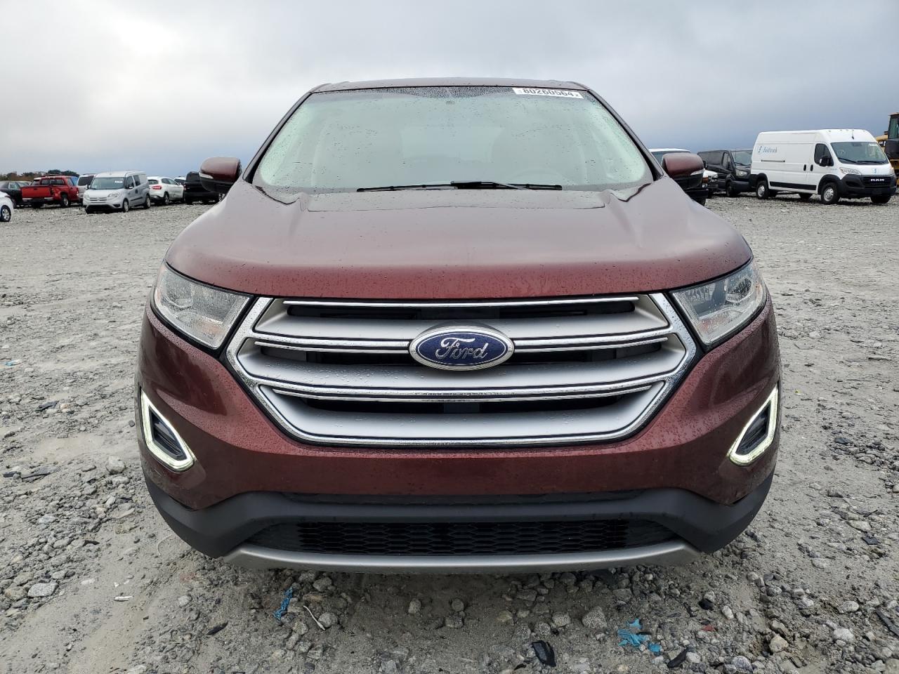 2015 Ford Edge VIN 2FMTK3J90FBB11222 Copart auction photo, rear end damage thumbnail 5