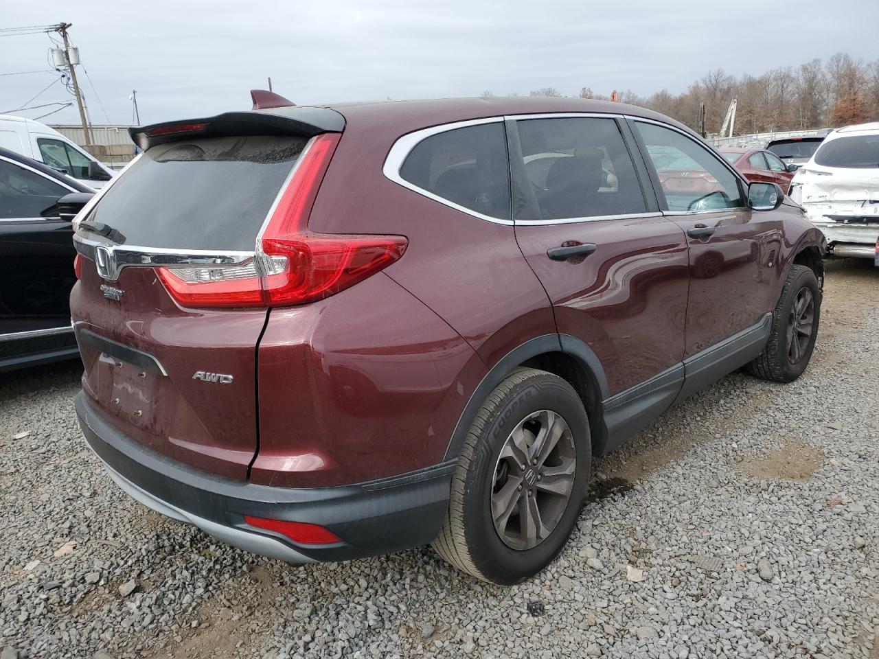2017 Honda CR-V VIN 2HKRW6H36HH206185 Copart auction photo, front end damage thumbnail 3