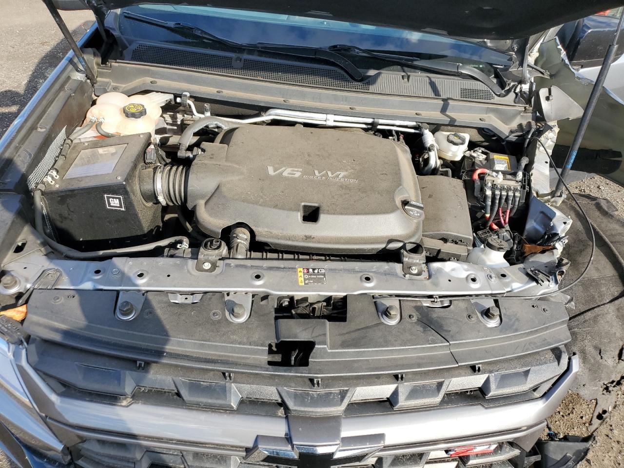 2022 Chevrolet Colorado VIN 1GCGTDEN2N1171416 Copart auction photo, front end / frame damage damage thumbnail 13