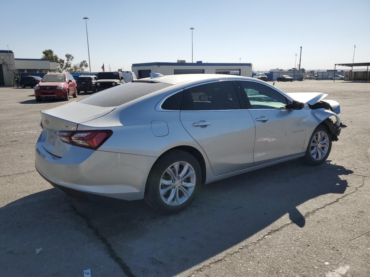 2021 Chevrolet Malibu VIN 1G1ZD5ST4MF066577 Copart auction photo, front end damage thumbnail 3