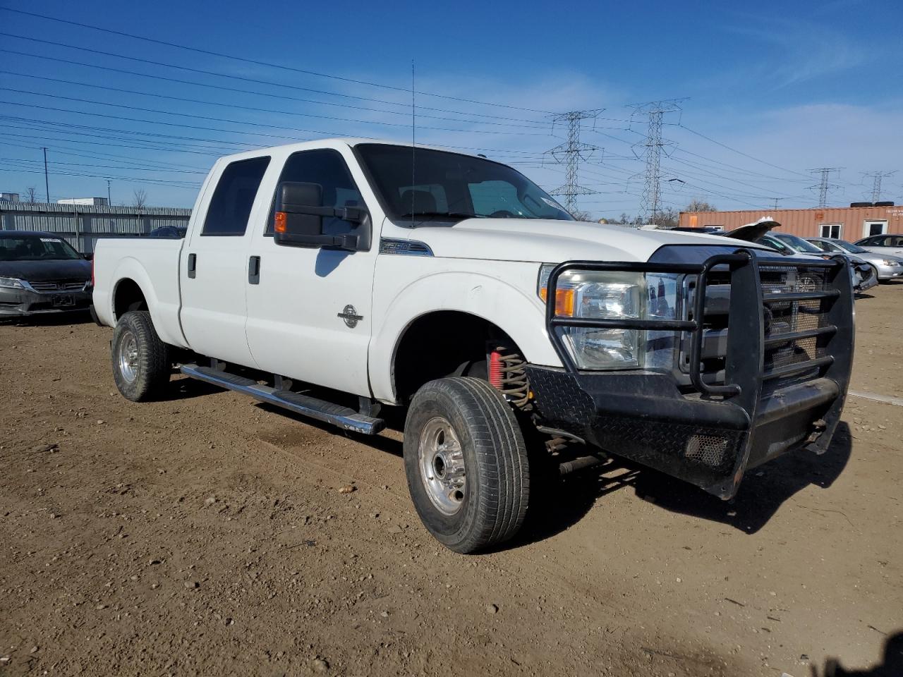 2015 Ford F250 VIN 1FT7W2BT7FEC47057 Copart auction photo, vandalism / mechanical damage thumbnail 4
