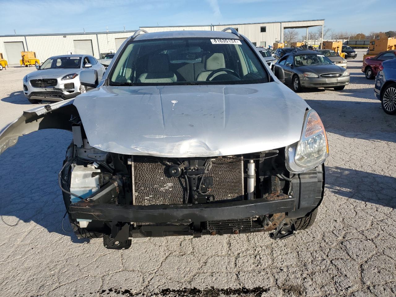 2013 Nissan Rogue VIN JN8AS5MV6DW623731 Copart auction photo, front end / side damage thumbnail 5