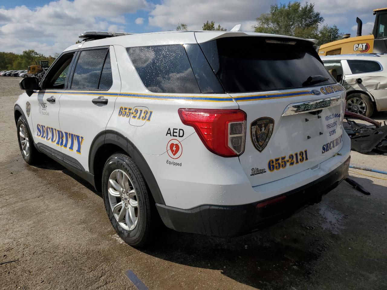 2020 Ford Explorer VIN 1FMSK8BB6LGC83107 Copart auction photo, burn - engine damage thumbnail 2