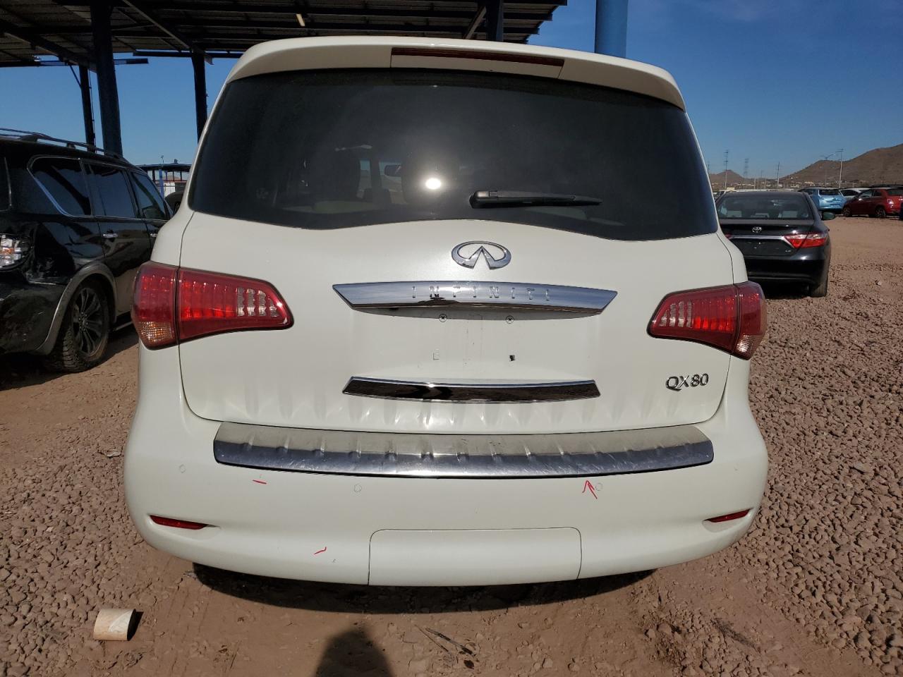 2016 Infiniti QX80 VIN JN8AZ2ND8G9800931 Copart auction photo, front end damage thumbnail 6