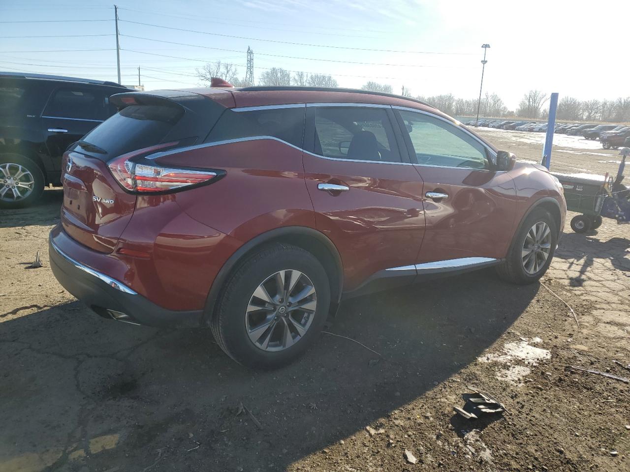 2018 Nissan Murano VIN 5N1AZ2MH8JN133028 Copart auction photo, front end damage thumbnail 3