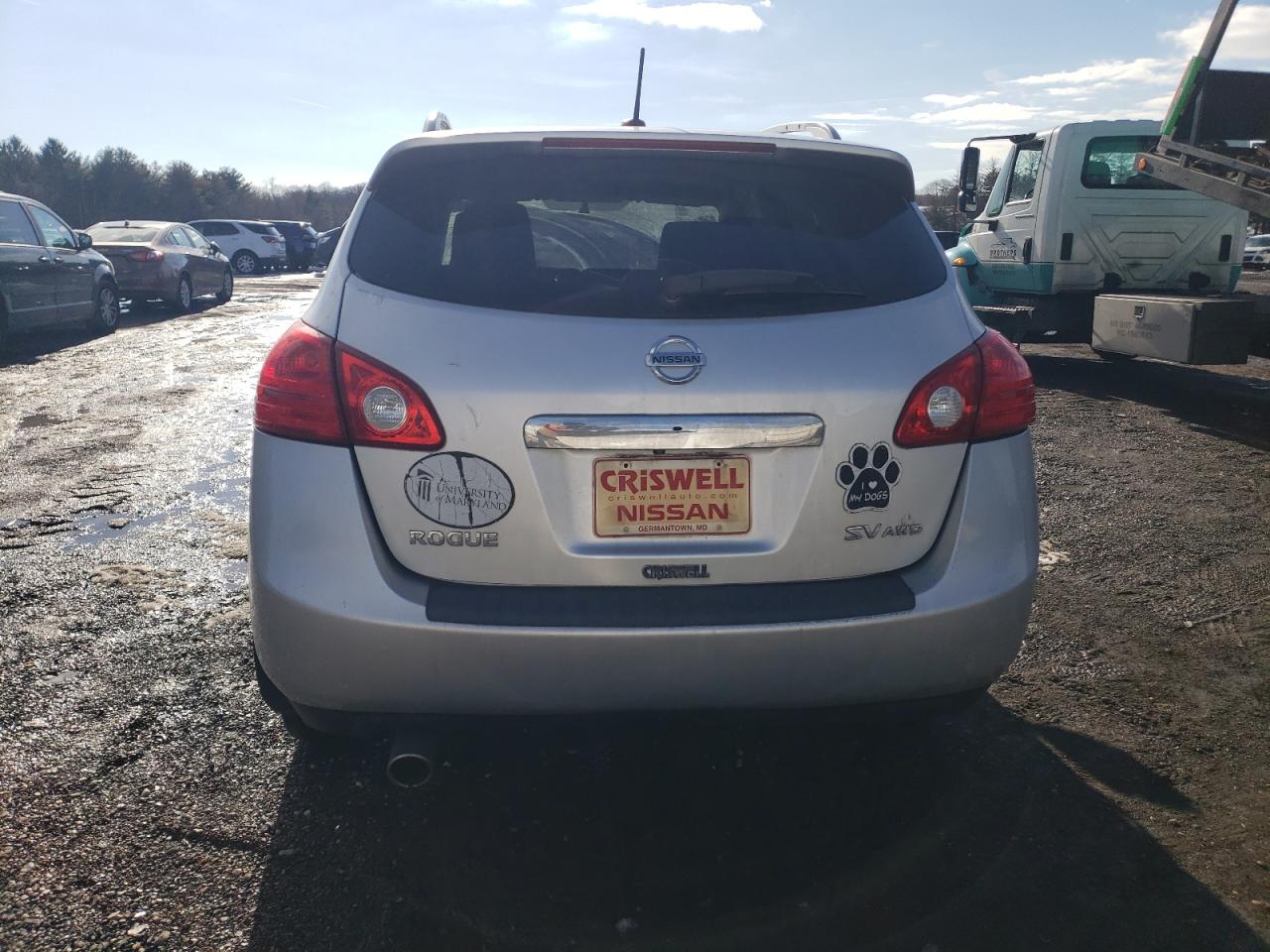 2011 Nissan Rogue VIN JN8AS5MV4BW272296 Copart auction photo, front end / minor dent/scratches damage thumbnail 6
