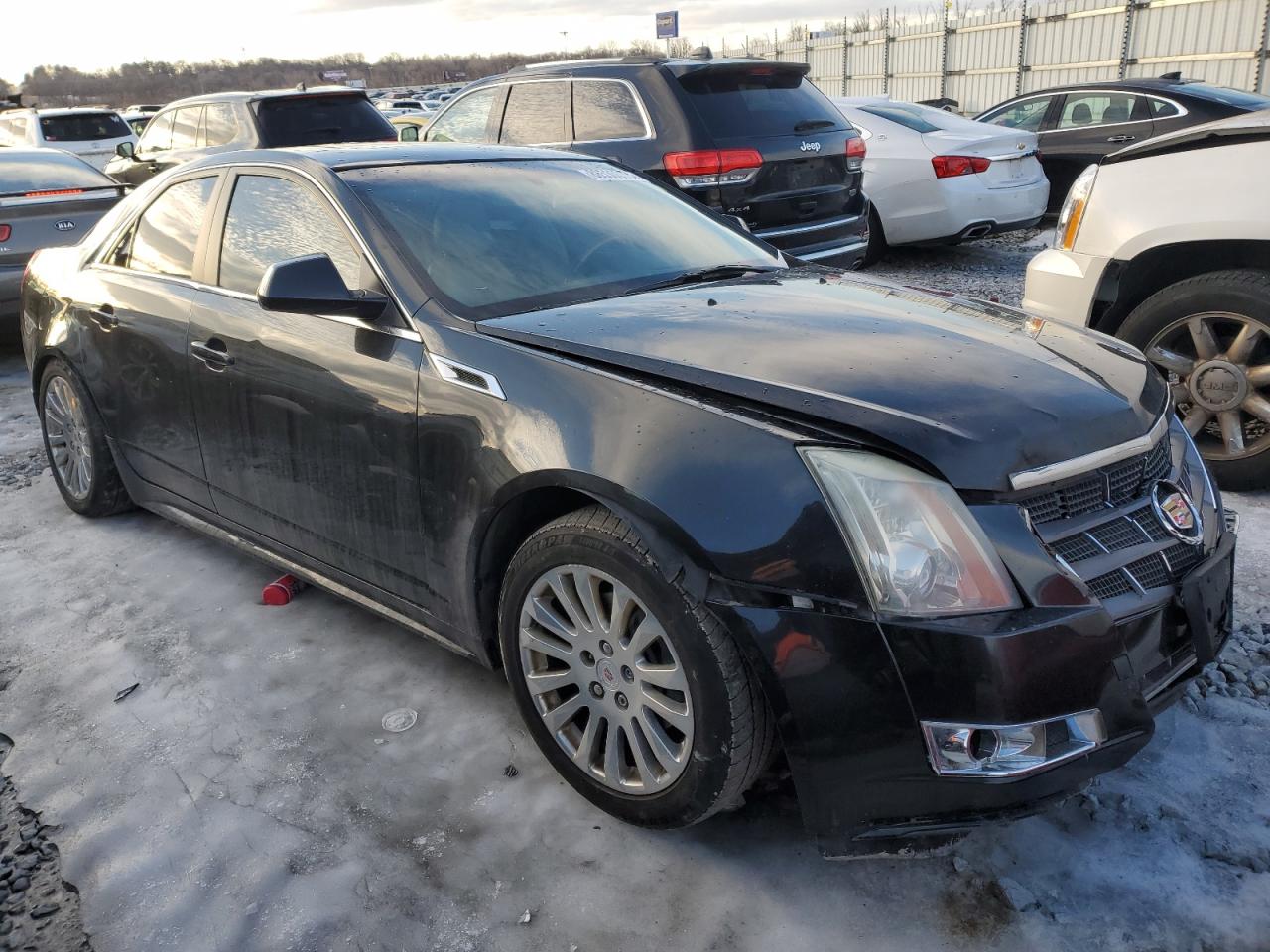 2011 Cadillac CTS VIN 1G6DS5ED7B0132361 Copart auction photo, all over damage thumbnail 4