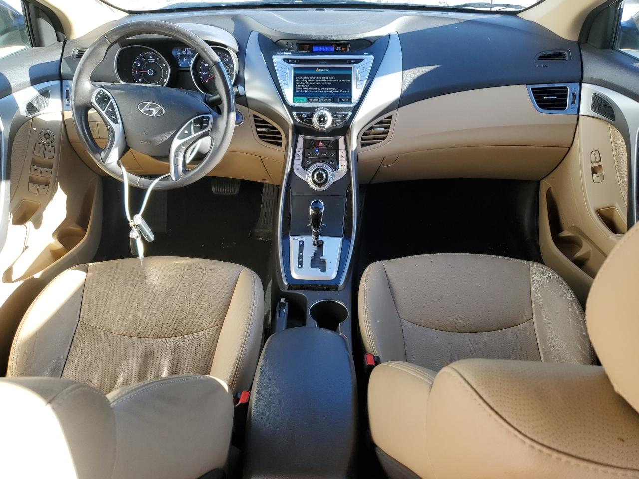 2012 Hyundai Elantra VIN 5NPDH4AE6CH100090 Copart auction photo, side damage thumbnail 8