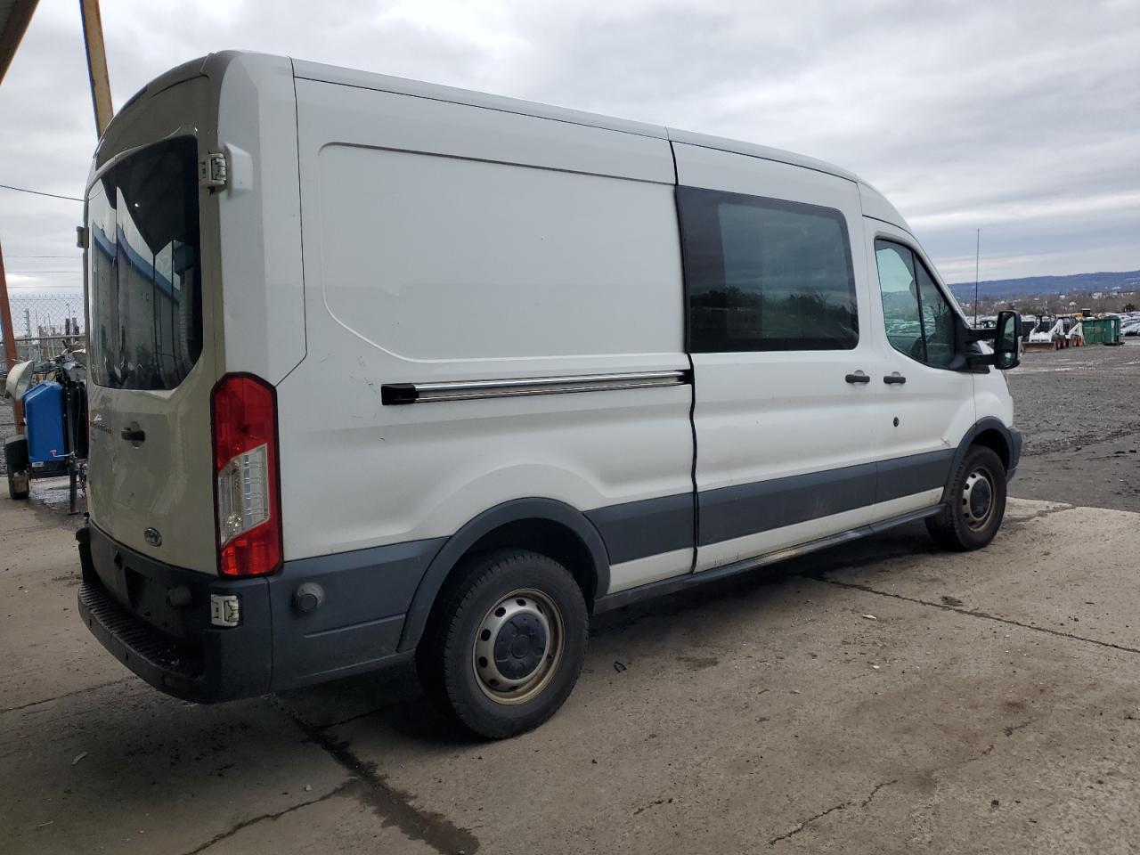 2016 Ford Transit VIN 1FTYR2CMXGKA31161 Copart auction photo, side damage thumbnail 3