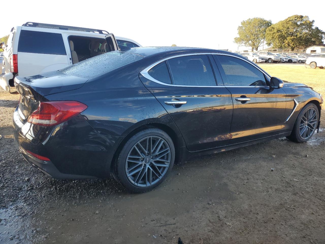 2019 Genesis G70 VIN KMTG34LA1KU020708 Copart auction photo, front end damage thumbnail 3