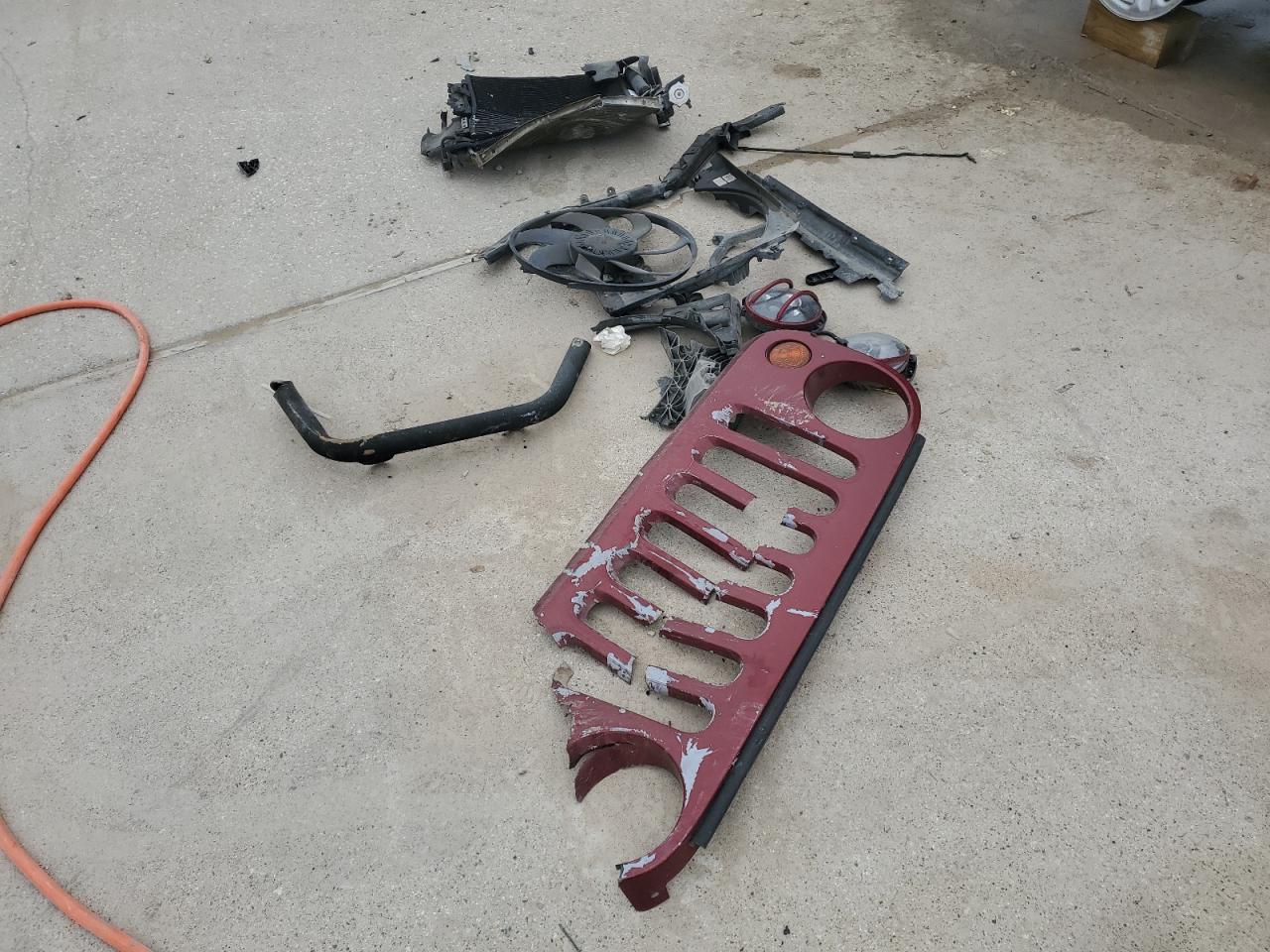 2013 Jeep Wrangler VIN 1C4AJWAG5DL509747 Copart auction photo, front end / rear end damage thumbnail 13