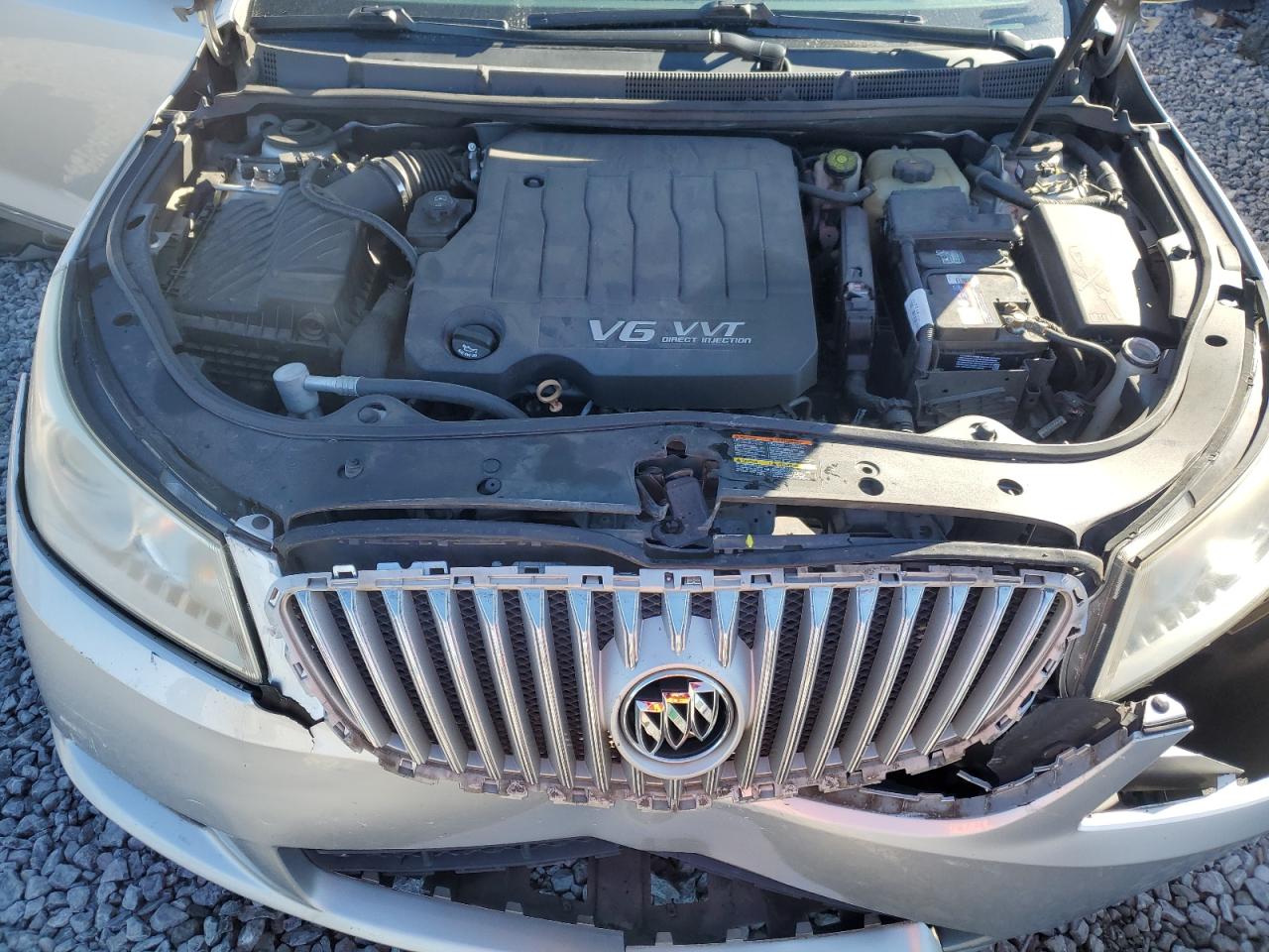2010 Buick LaCrosse VIN 1G4GE5EV4AF214839 Copart auction photo, front end damage thumbnail 11