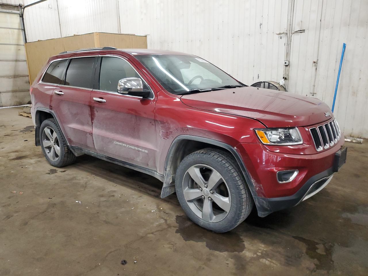 2014 Jeep Grand Cherokee VIN 1C4RJFBG1EC128920 Copart auction photo, front end damage thumbnail 4