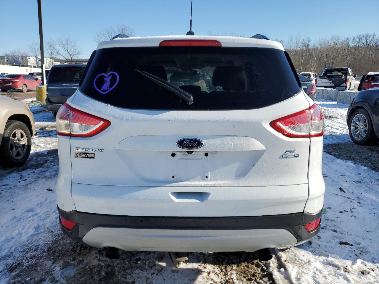 2014 Ford Escape VIN 1FMCU9GX4EUD44662 Copart auction photo, front end damage thumbnail 6