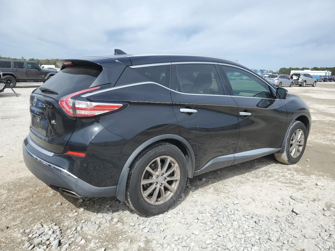 2017 Nissan Murano VIN 5N1AZ2MG2HN106358 Copart auction photo, side / front end damage thumbnail 3