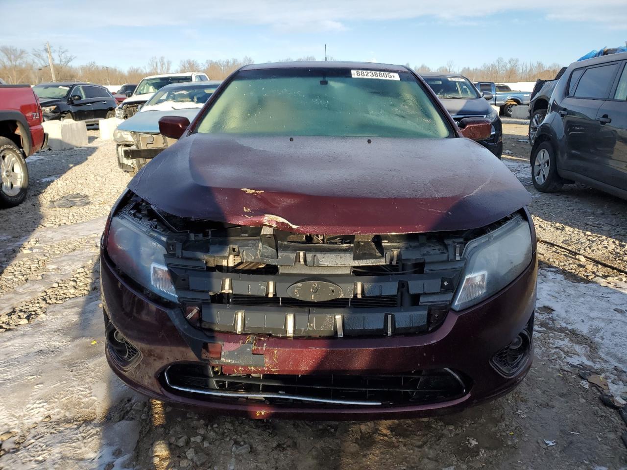 2012 Ford Fusion VIN 3FAHP0HAXCR360091 Copart auction photo, front end damage thumbnail 5