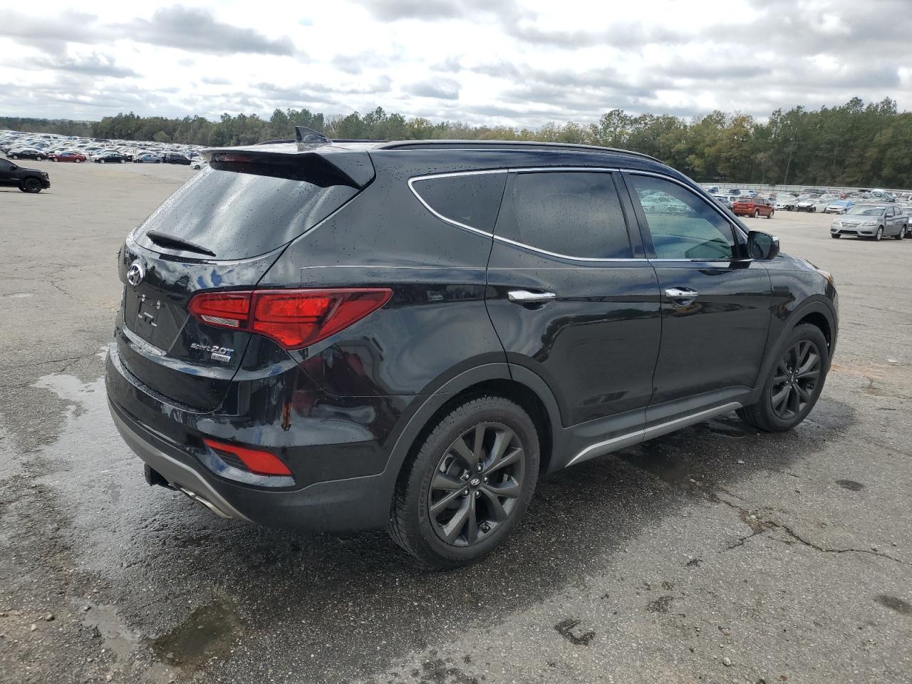 2017 Hyundai Santa Fe VIN 5XYZW4LA1HG462543 Copart auction photo, front end damage thumbnail 3