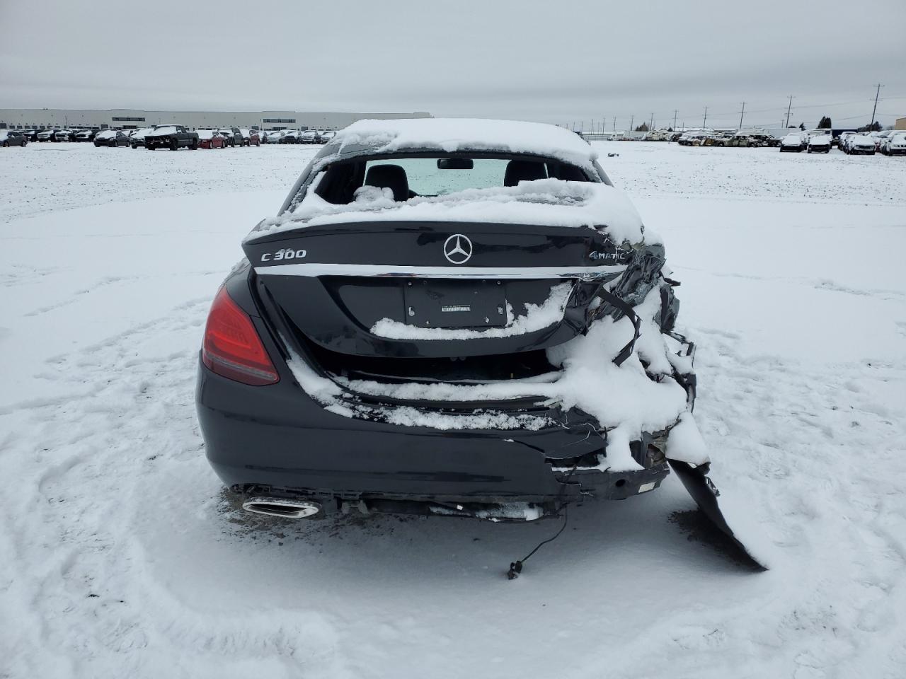 2020 Mercedes-Benz C-klasse VIN W1KWF8EB5LR582474 Copart auction photo, rear end / side damage thumbnail 6