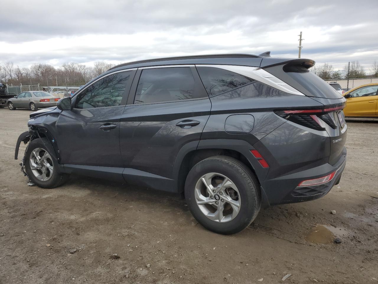2022 Hyundai Tucson VIN 5NMJBCAE0NH070468 Copart auction photo, front end / minor dent/scratches damage thumbnail 2