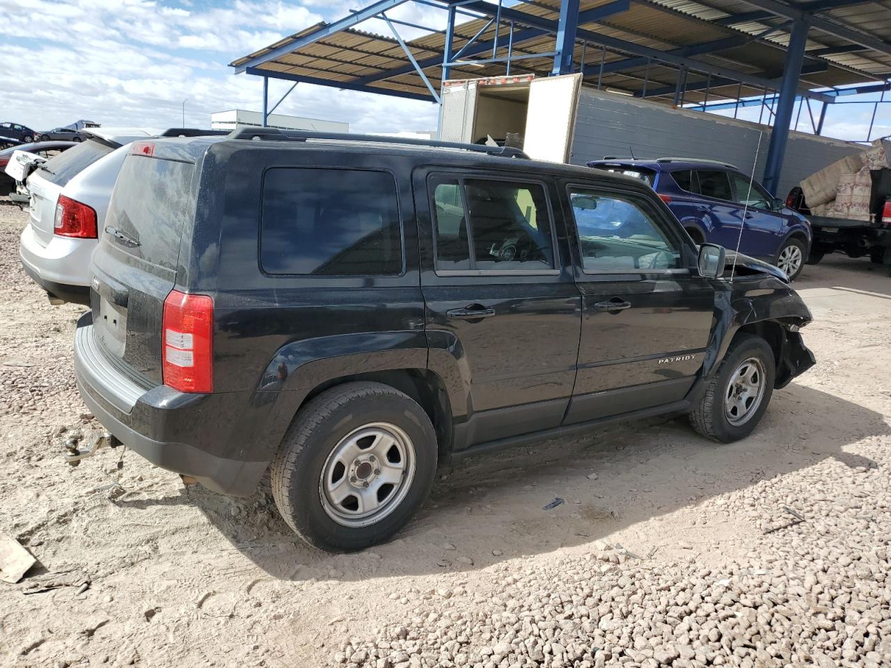 2014 Jeep Liberty (Patriot) VIN 1C4NJPBA0ED545875 Copart auction photo, front end / side damage thumbnail 3