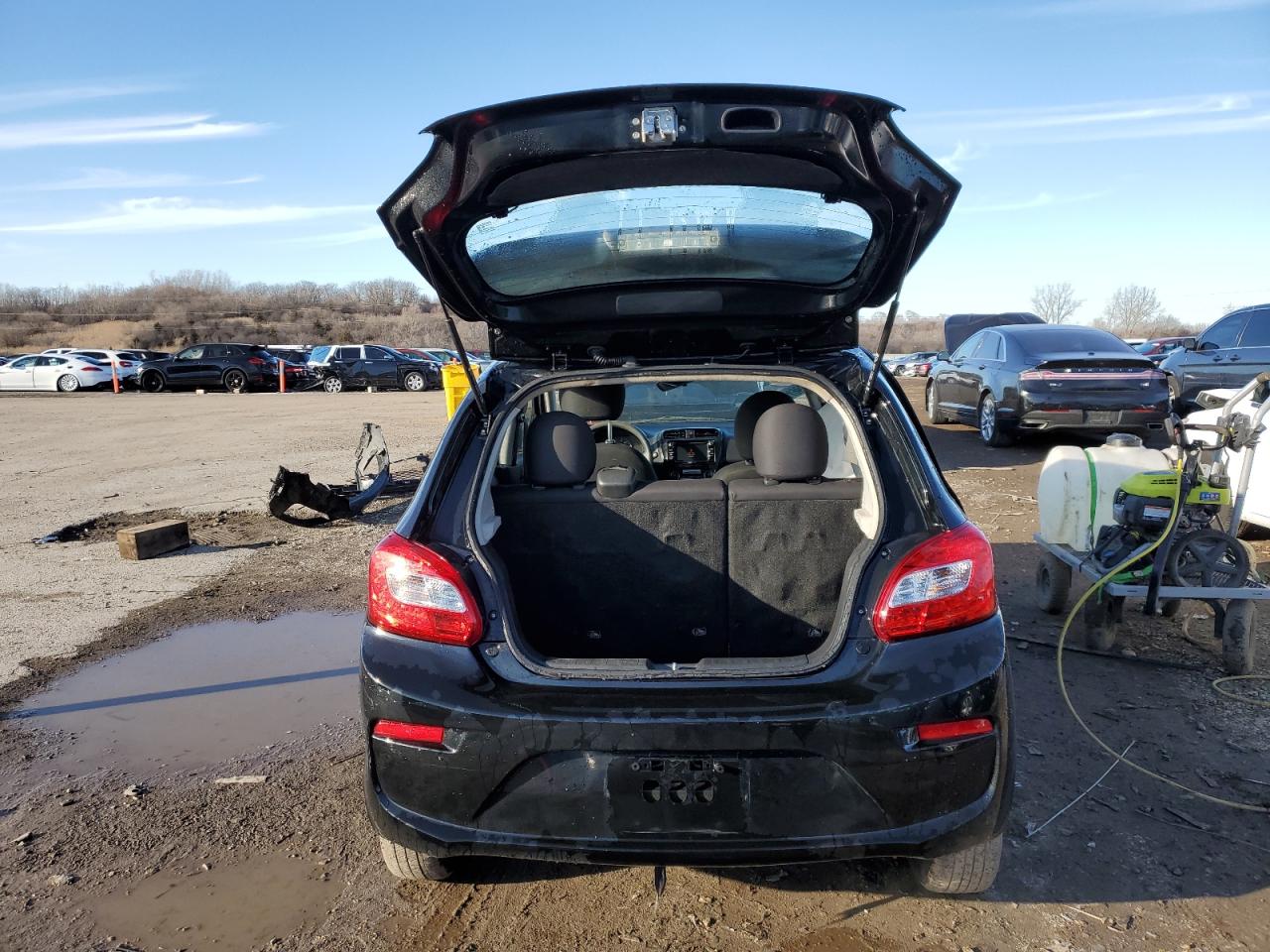 2020 Mitsubishi Mirage VIN ML32A3HJ3LH005349 Copart auction photo, side damage thumbnail 6